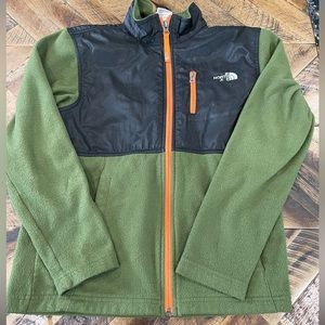 NorthFace Green Fleece Jacket Size M